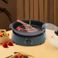 thumbnail image 1 of 4.2QT Multifunction Split Electric Hot Pot Non Stick Cooker 4L Fry Soup Stew Pot, 1 of 15