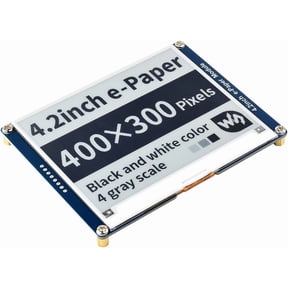 4.2inch E-Paper Display Module Compatible with Jetson Nano/ 5/4B/3B+/3A+/3B/2B/1B+/1A+/Zero 2 W/Zero W/Zero 400x300 Resolution Black/White Dual-Color