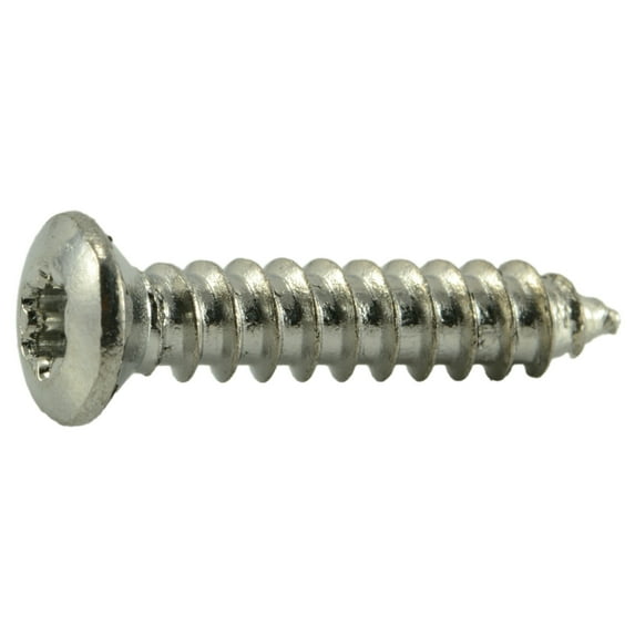 4.2mm x 20mm Steel Star Drive Oval Head Sheet Metal Screws (20 pcs.)