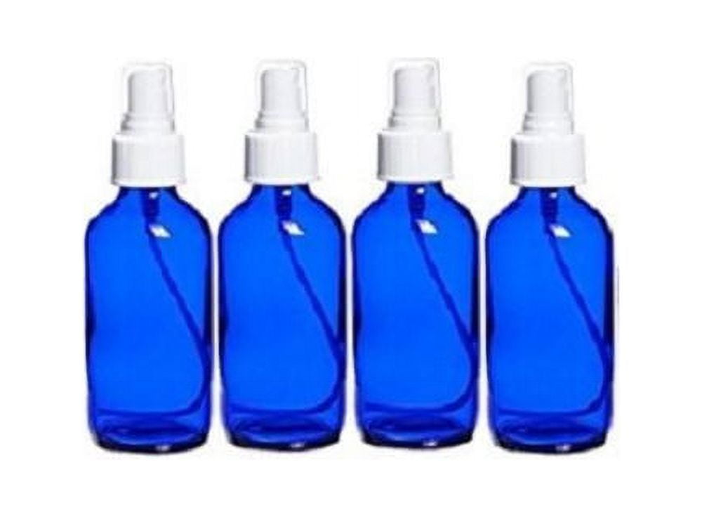 Blue Boston Round Glass Bottle, 1 oz | Specialty Bottle