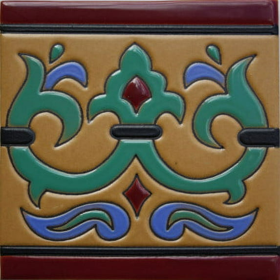 4.2x4.2 Green Liz Malibu Tile