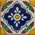 thumbnail image 1 of 4.2x4.2 Guadalajara Talavera Mexican Tile, Set of 9 pcs, 1 of 3
