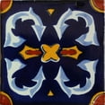 thumbnail image 1 of 4.2x4.2 Ribbon Talavera Mexican Tile, Set of 9 pcs, 1 of 2