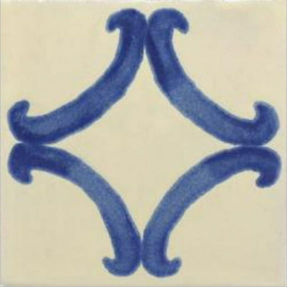 4.2x4.2 Serena Talavera Mexican Tile, Set of 9 pcs