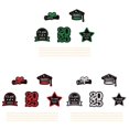 thumbnail image 1 of 4/3/2/1 sets 2025 Graduation Decorations Glittering Graduation Centerpiece for Tables Sticks Class of 2025 Grad Photo Centerpiece Party Decoration Supplies for College High School, 1 of 1