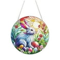thumbnail image 1 of 4/3/2/1pcs Easter Bunny Acrylic Suncatcher Ornaments for Spring Tree Hanging Easter Tree Decorations Hanging Decor Panel Basket Stuffers & Gifts for Kids Family Friends, 1 of 4