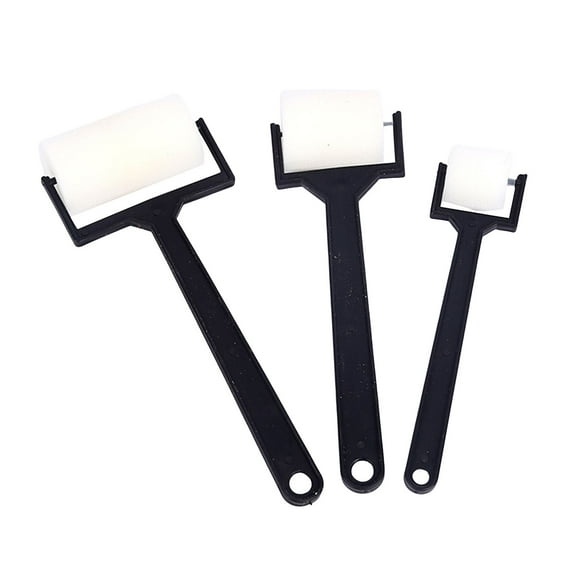 4/3/2/1pcs Kids Paint Brushes Sponge Paint Roller Brush Washable Painting Brushes Set Toddlers Kids Early Learning Toys Foam Roller Sponge Arts Crafts Drawing Tools Gift