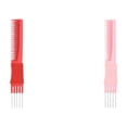 thumbnail image 1 of 4/3/2/1pcs Lift Teasing Combs with Metal Prong Salon Teasing Back Combs Hair Styling Comb Lifting Fluffing Comb with Metal Pick Hair Picks for Women, 1 of 8
