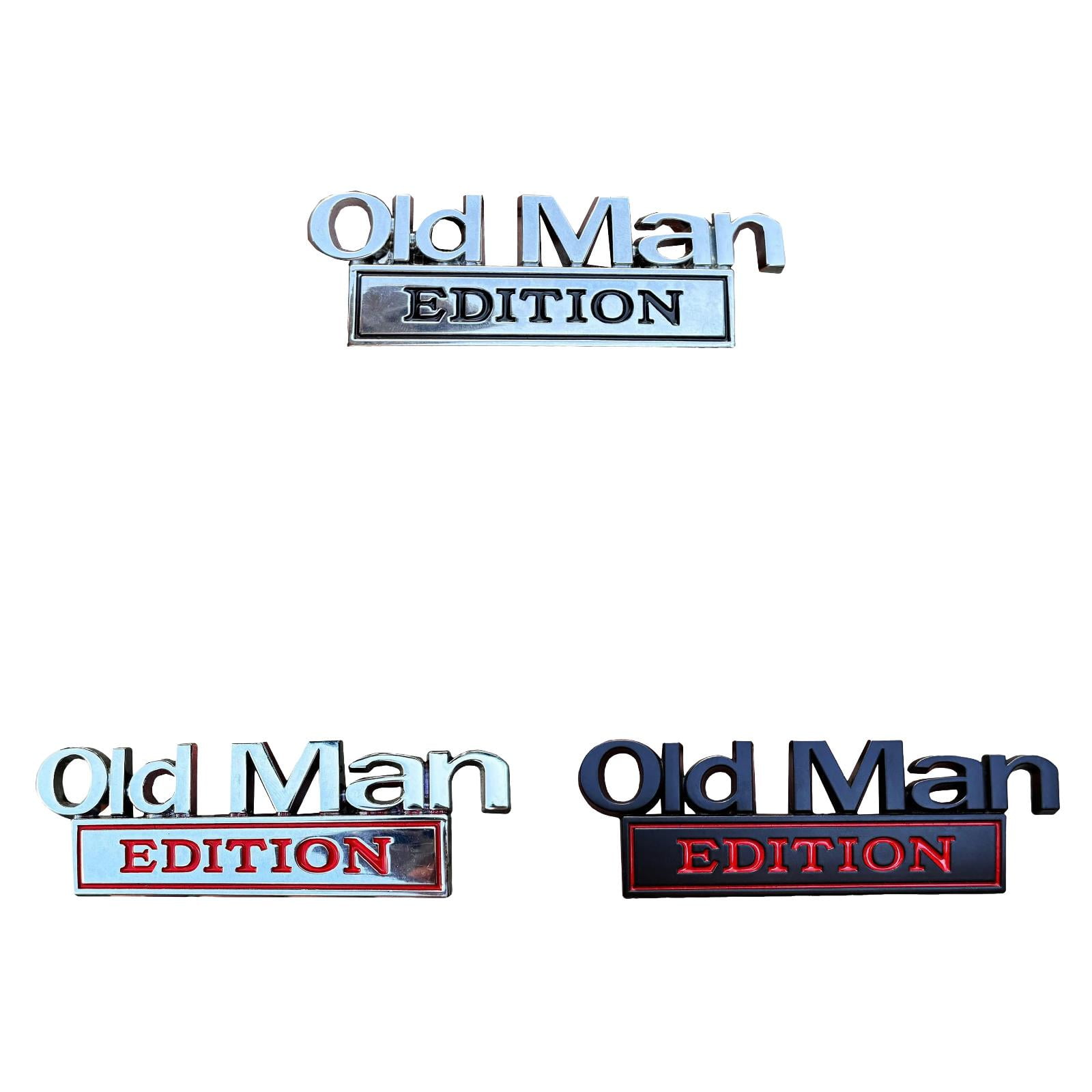 JNNJ Set van 2 auto's Limited Edition-logo, 3D Limited Edition-logo embleem badge metalen stickers auto-accessoires, voor vrachtwagen autoruit voorruit (Goud