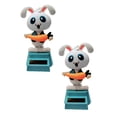 thumbnail image 2 of GB Solar Powered Dancing Easter Bunny With Chick In Egg – Cute Lawn Decoration 2 of 3