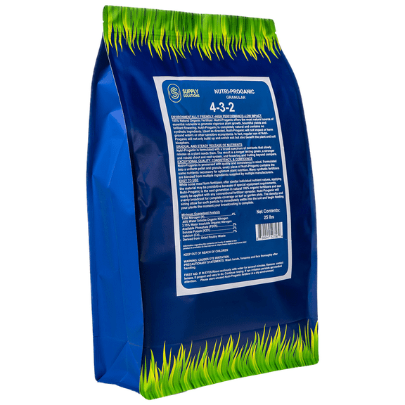 4-3-2 Nutri-Progranic Granular Premium Fertilizer - Feed Your Garden with Balanced Nutrients for Thriving Plants (25lbs)