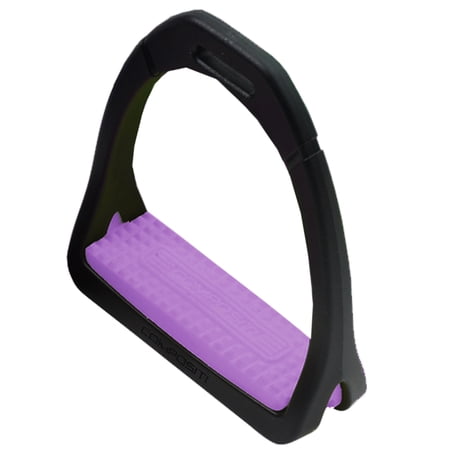 4-3/4" Compositi Premium Great Support Lightweight Horse Stirrup Irons Purple
