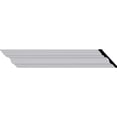 thumbnail image 1 of 4 3/4"H x 4 3/4"P x 6 3/4"F x 94 1/2"L Tristan Traditional Crown Moulding, 1 of 14
