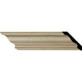 thumbnail image 1 of 4 3/4"H x 4 7/8"P x 6 3/4"F x 94 1/2"L Andrea Rope Carved Wood Crown Moulding, Cherry, 1 of 5