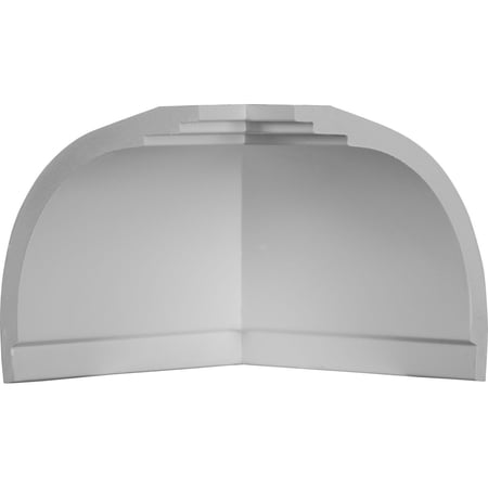 4 3/4"P x 4 1/4"H Inside Corner for Bradford Traditional Smooth Crown Moulding (matches moulding MLD04X04X06BR)