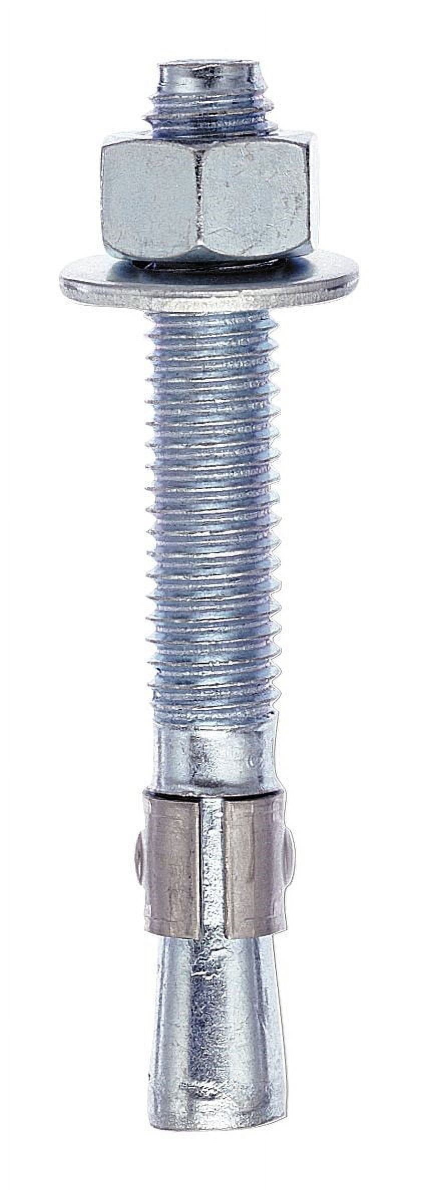 4-3/4" Stainless Steel Expansion Wedge Anchor, 3/4" Anchor Dia., Plain, 10PK
