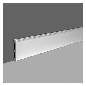 4-3/4 inch x 3/4 inch x 96 inch Baseboard Moulding, Primed White