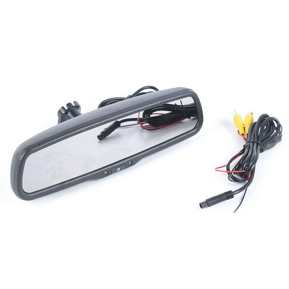 4.3" Car Rear View Monitor Mirror with Bracket For Parking Backup Reverse Camera