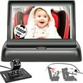 thumbnail image 1 of 4.3" HD Screen Rear Mirror Camera Car Back Seat Baby Monitor Night Vision w/Belt, 1 of 6