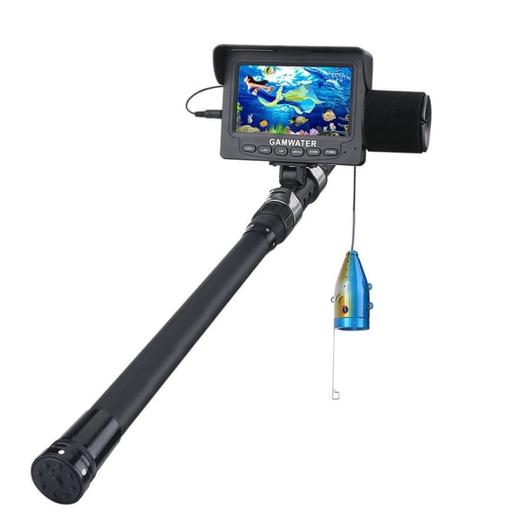 4.3" Inch 1000tvl Underwater Fishing Video Camera Kit 12 PCS IR Lights Video Fish Finder Lake Under Water Fish Cam ,Easy to Use