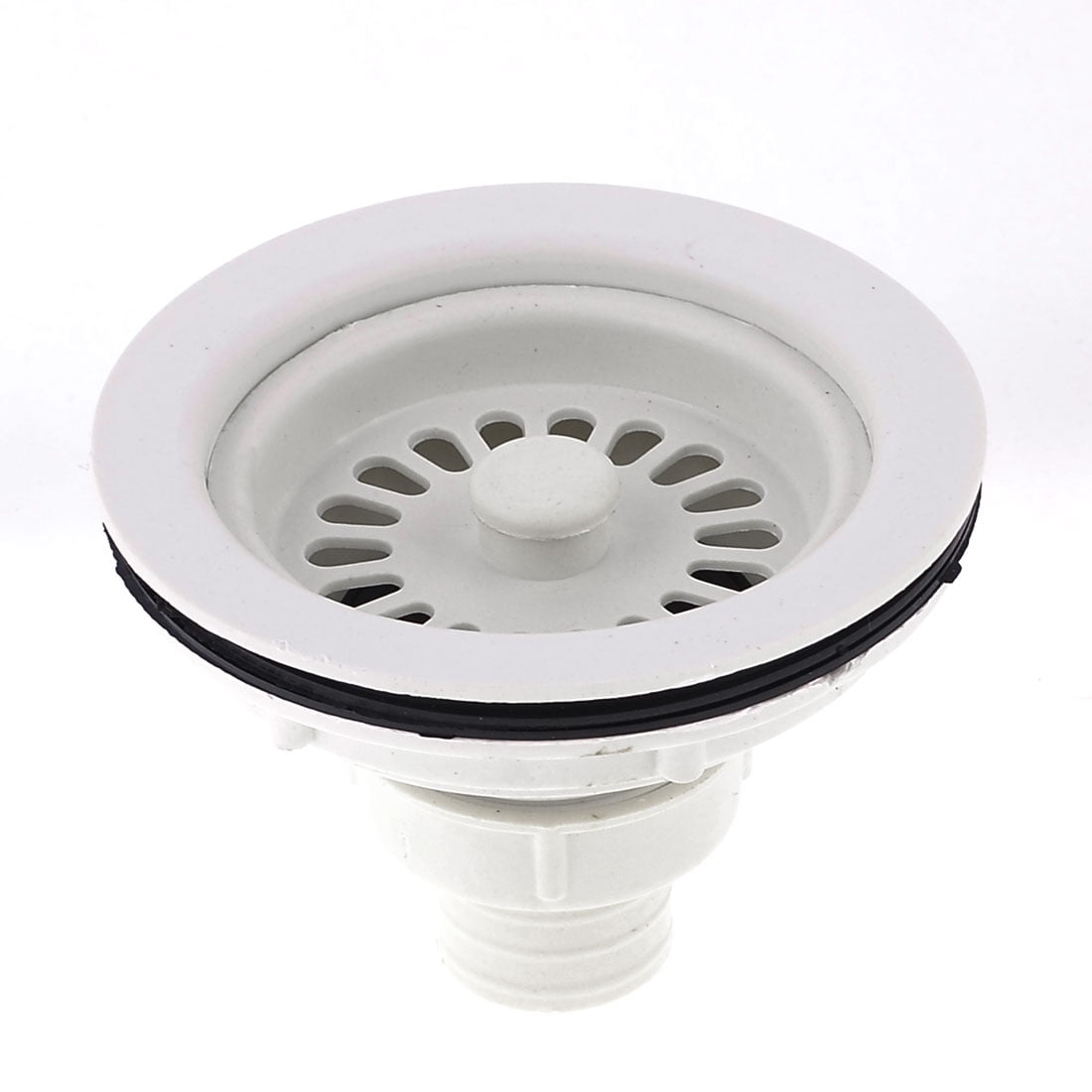 GZILA Garbage Disposal Strainer and Stopper with Decorative Disposal Flange  in Black, Fit 3.5 Inch Standard Drain Hole 