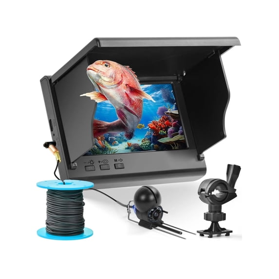 4.3 Inch Fish Finder Camera Underwater Fishing Camera Wide-angle Infrared Night Vision IPS Display For Ice River And Boat ,Essential Tool for Anglers