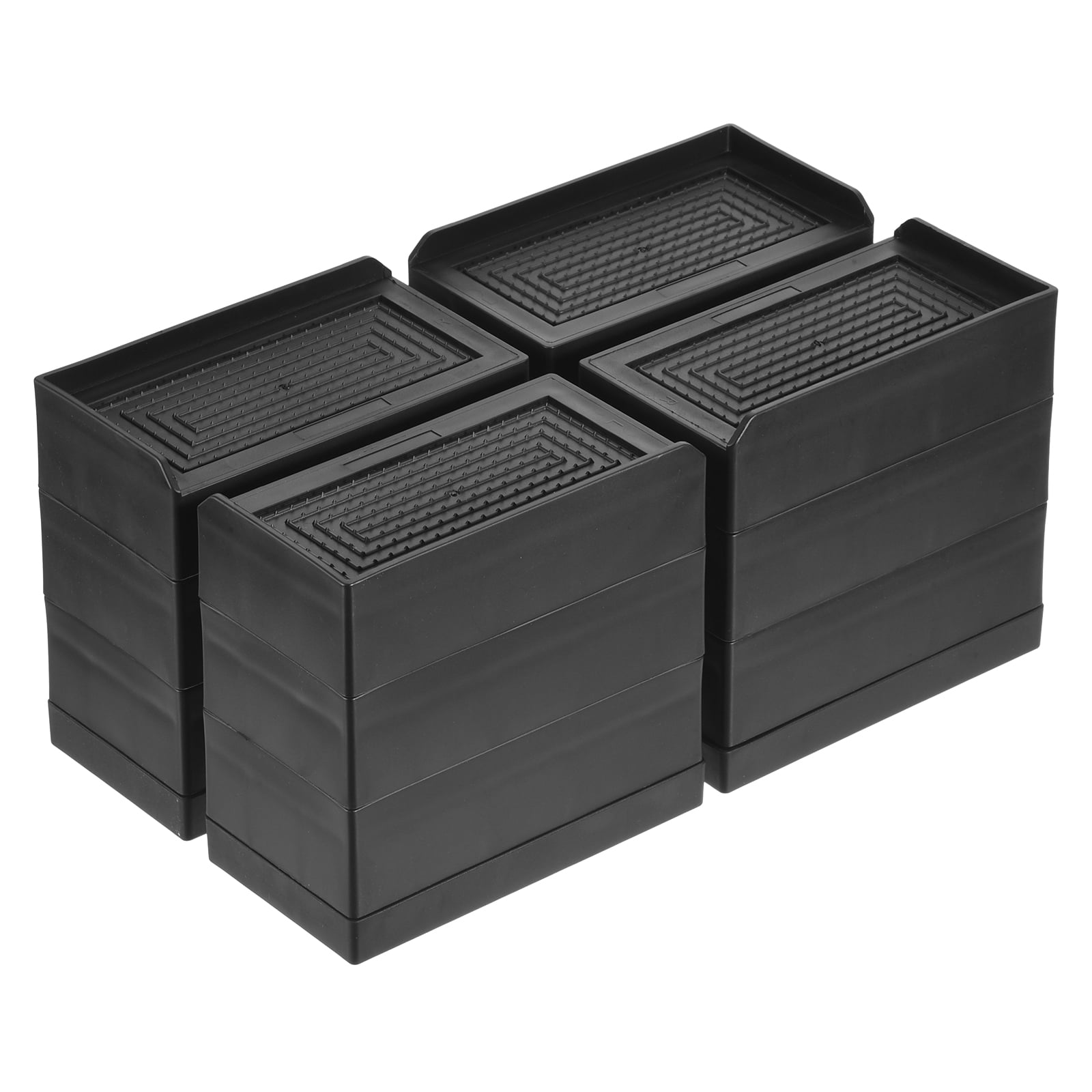 4.3 Inch Furniture Risers Rectangle Bed Lifters Adjustable Stackable