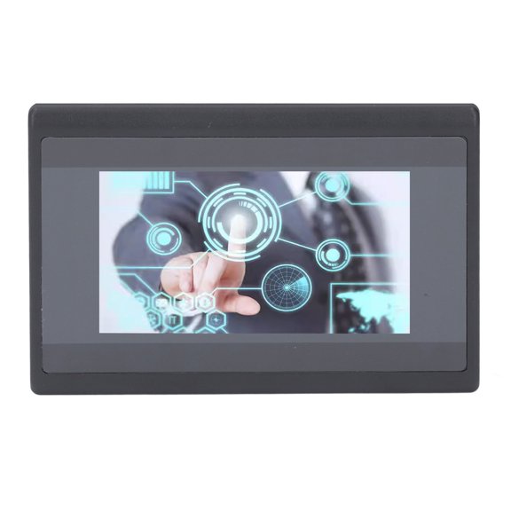 4.3 Inch HMI PLC Touch Screen Controller, Industrial Automation Control Panel for FX3U Series, Integrated Logic Programming Display, DC 24V Relay Output