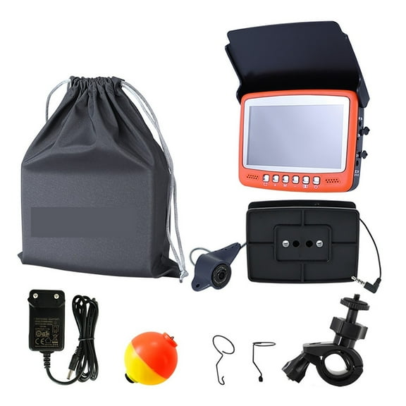 4.3 Inch IPS Monitor Visual Fish Finder HD Fishing Camera With 15m Cable 1000TVL Underwater Camera Control 8pcs Infrared Lights
--------
Waterproof Underwater Fish Finder