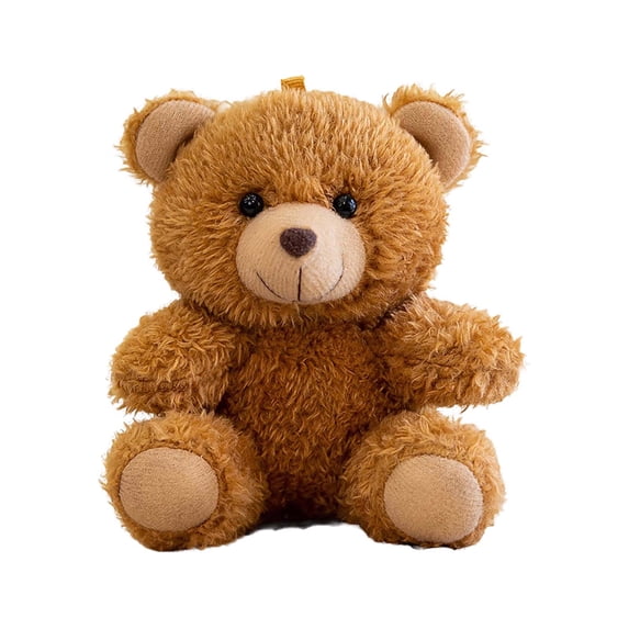 4.3 Inch Soft Teddy Bear Plush Toy, Cuddly Stuffed Animal, Mini Fluffy Plushie, Gift for Birthday, Valentine's Day, Christmas (Brown)
