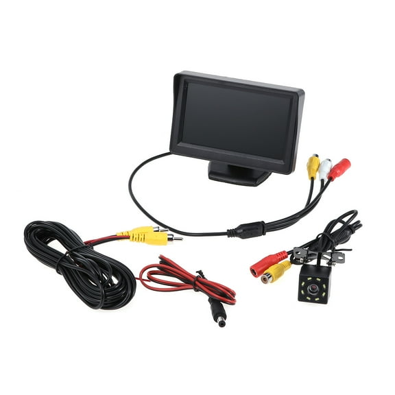 4.3 Inch TFT LCD Monitor Car Rear View System Reverse Night Vision Backup Camera Kit