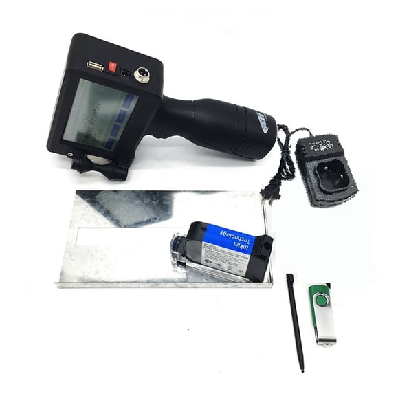 4.3 Inch Touch Screen Portable Inkjet Printer QR Code/Label Printer Inkjet USB Handheld Inkjet Printer 12.7 Ink ,Crisp Output