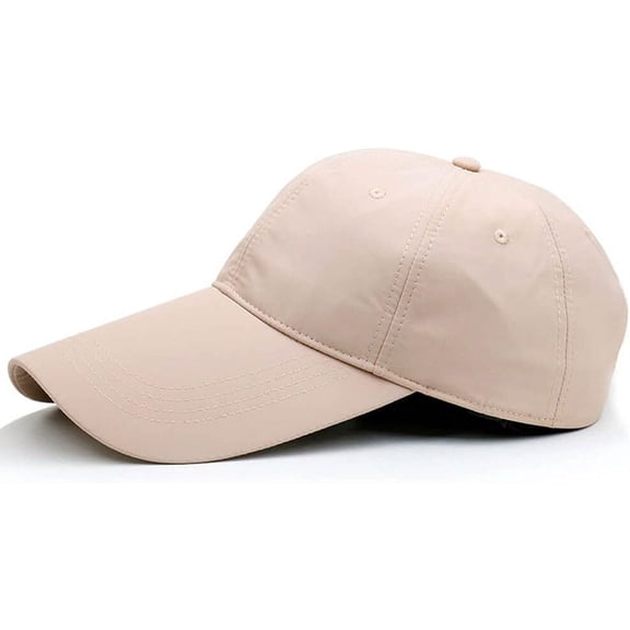 4.3" Long Bill Baseball Cap,Oversize Unstructured Quick-Drying Dad Running Hat