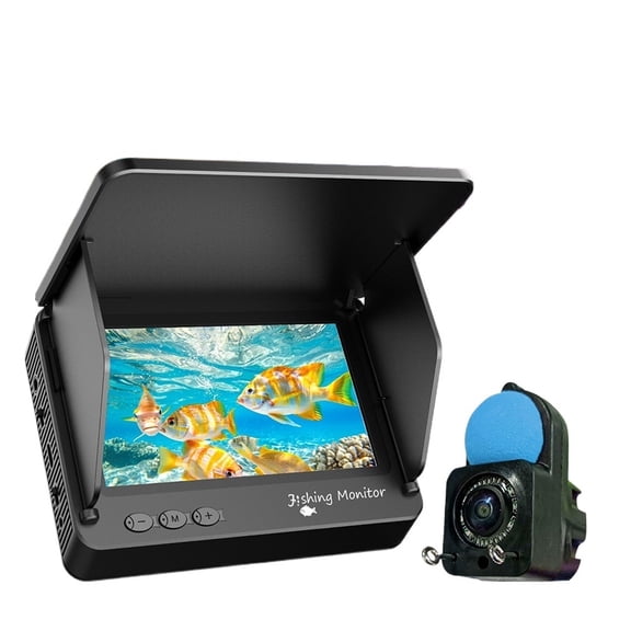 4.3 inch Display Endoscope Camera Waterproof Underwater Night Vision Fish Finder HD 1080P Inspection Borescope Camera 15m/30m ,Essential Tool for Anglers