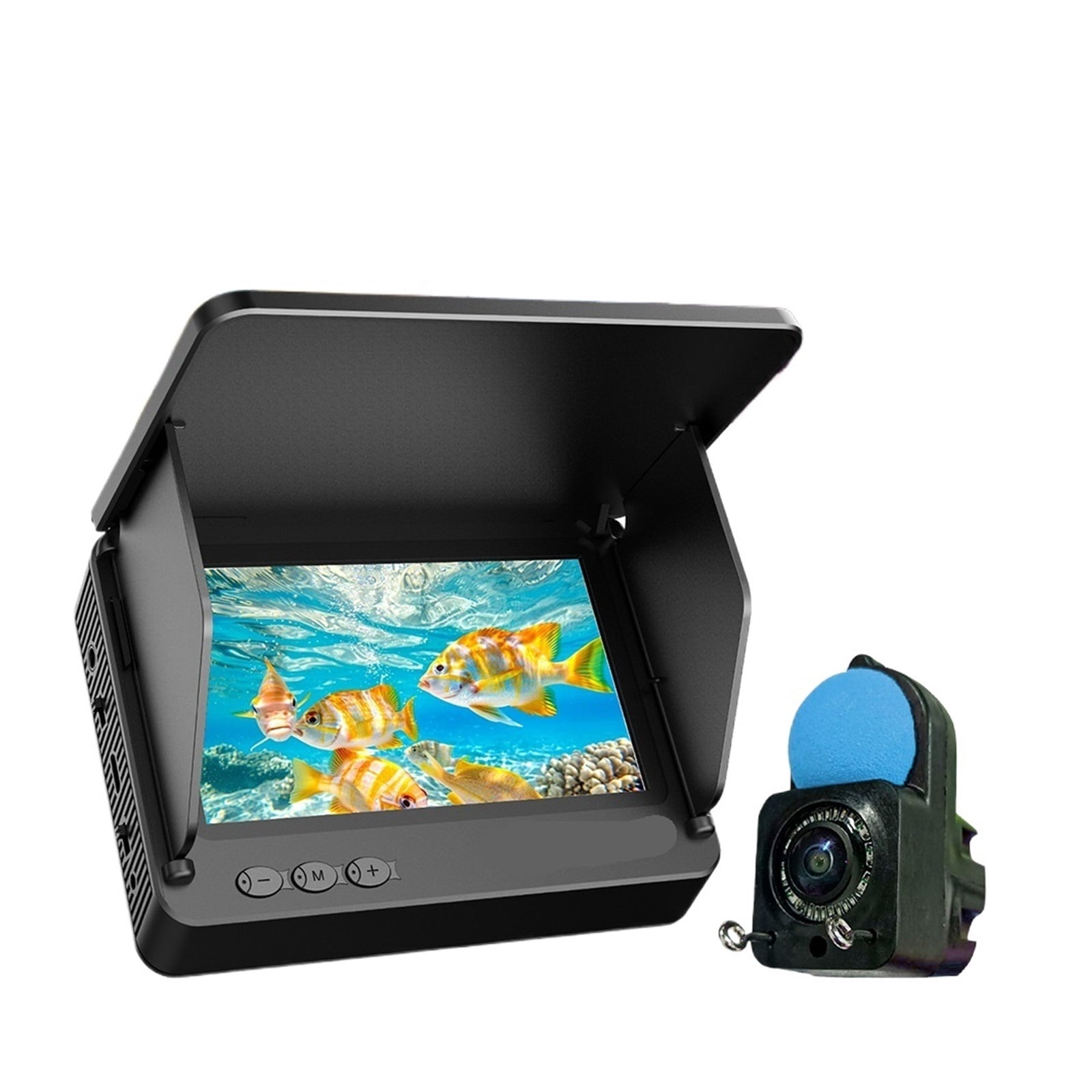4.3 inch Display Endoscope Camera Waterproof Underwater Night Vision Fish Finder HD 1080P Inspection Borescope Camera 15m/30m Waterproof Underwater Fish Finder