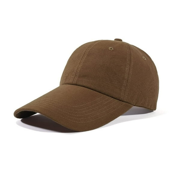 4.3 inch Long Bill Dad Hat Men Women Plain Polo Twill Baseball Cap Unstructured Soft