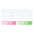 thumbnail image 1 of Uxcell Self Adhesive Index Card Pockets, Plastic Label Holder with Top Open Sticky Pocket Sleeves for Business Cards Note 4.3"x1.2", 1 of 7