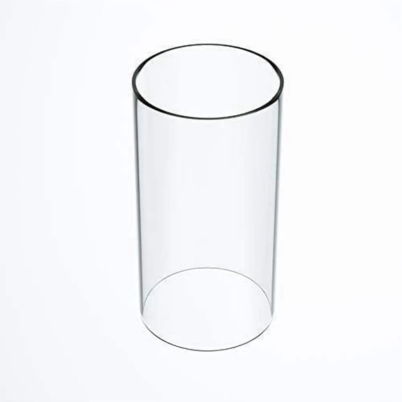 4.3"x6" Large Hurricane Candle Holder Glass Cylinder Open Both Ends Lamp Shade Replacement