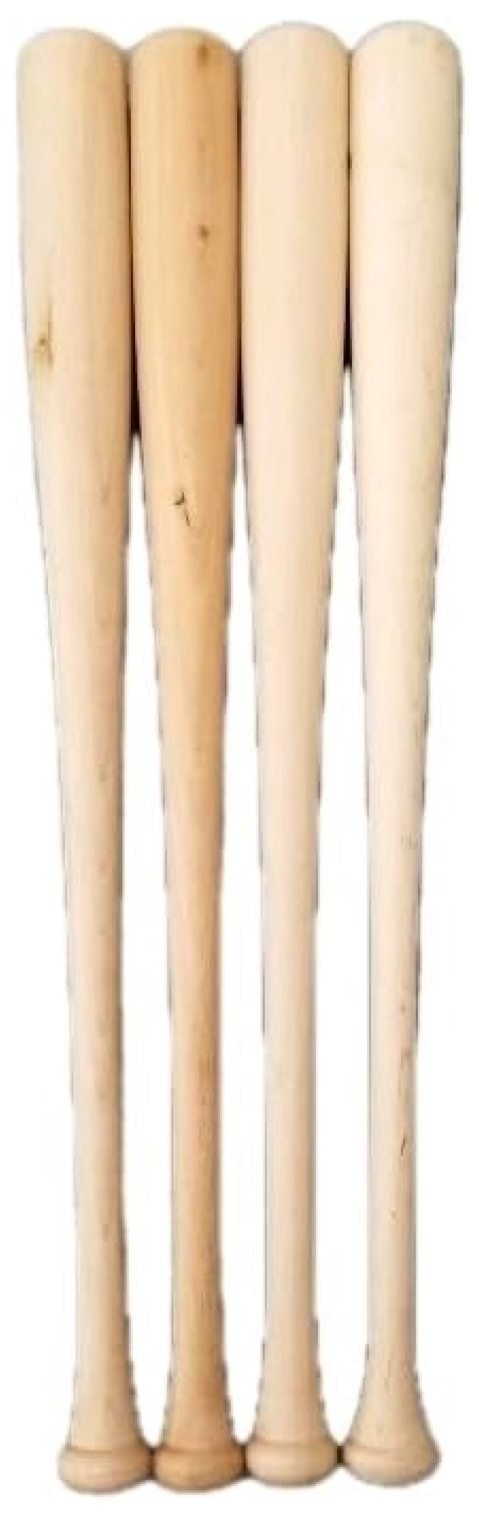 4-34” Quality Wooden Blem Baseball Bats