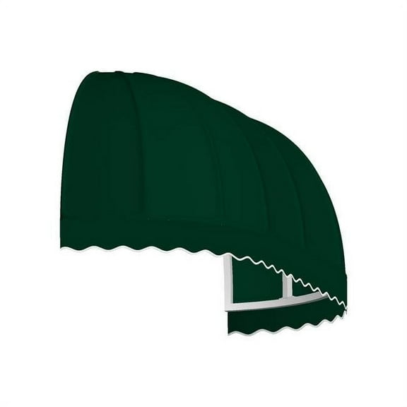 4.38 ft. Chicago Window & Entry Awning, Forest Green - 31 x 24 in.