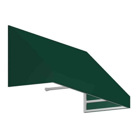 4.38 ft. New Yorker Window & Entry Awning, Forest Green - 16 x 30 in.
