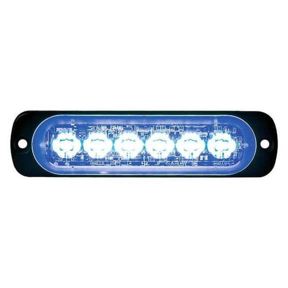 4.38 in. 6-LED Strobe Light, Blue
