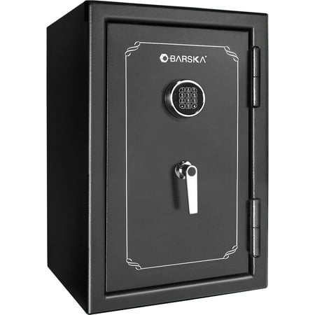 Barska - 3.45 Cu. Ft.Fire-Resistant Safe with Digital Keypad Lock - Black