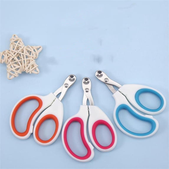 4.3In Stainless Steel Pet Nail Clippers With Dual Holes, Sharp & Safe Blades, Ergonomic Non-Slip Handles, Orange, Professional Grooming Tool For Small To Medium Pets, At-Home Pet