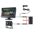 thumbnail image 1 of 4.3in HD Monitor Car Backup Reverse Camera Rear View Parking License Plate System, 1 of 8