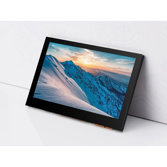 4.3inch DSI Touch Display QLED Panel, 800 480 Resolution, Thin and Light Design, for 4B/3B+/3A+/3B/2B/B+/A+/ CM3/3+/4, Thin and Light Design