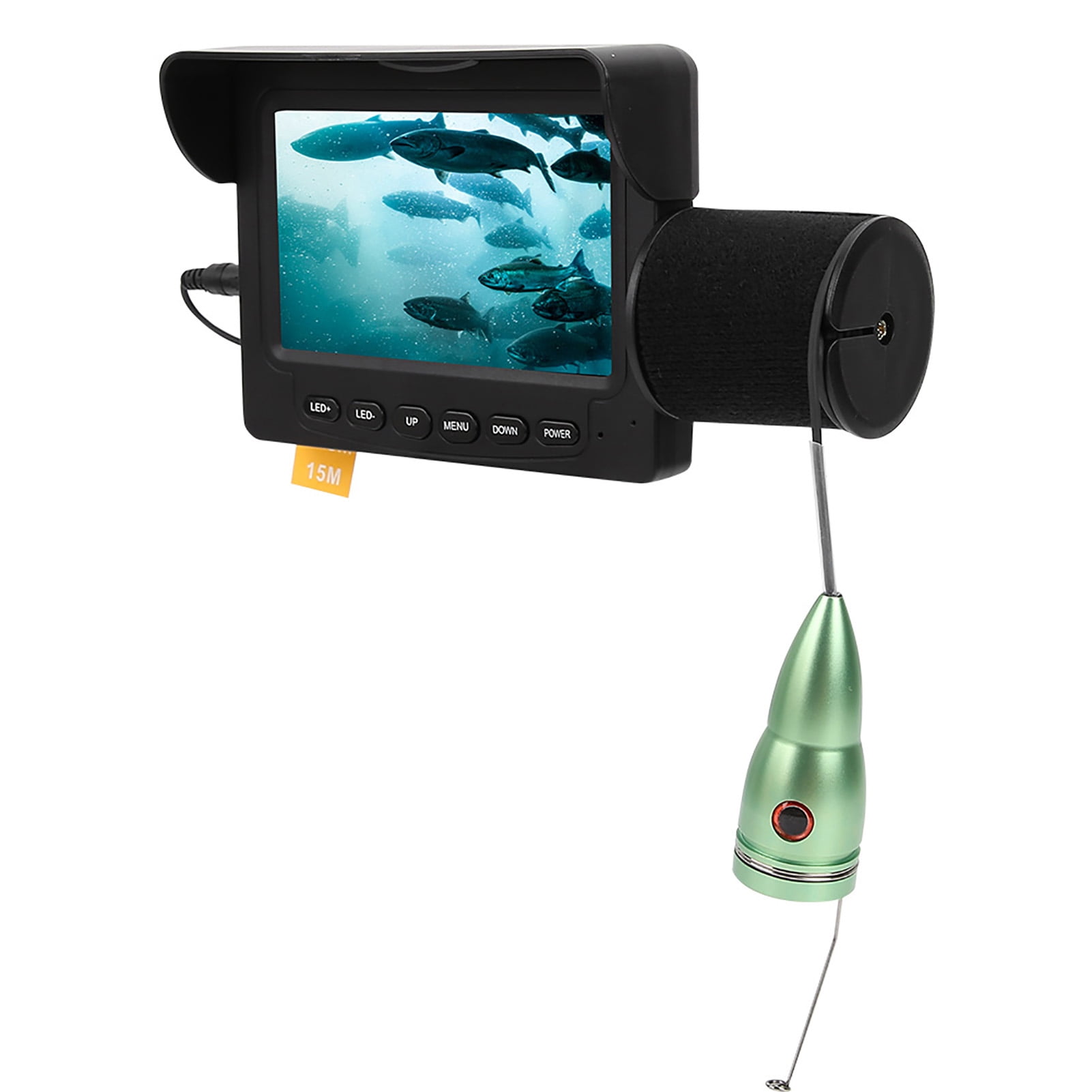 4.3inch HD Colorful Underwater Visual Fish Finder Video Camera Fishing Kit  with TFT Color Monitor for Monitoring Aquaculture Underwater Exploration 