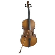 4/4 Acoustic Cello Set Full Size 4-Strings Cello with Case Bow Rosin, Gold