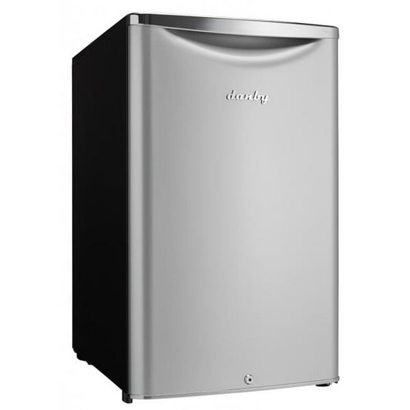 4.4 CF Compact Refrigerator, Iridium Silver Steel