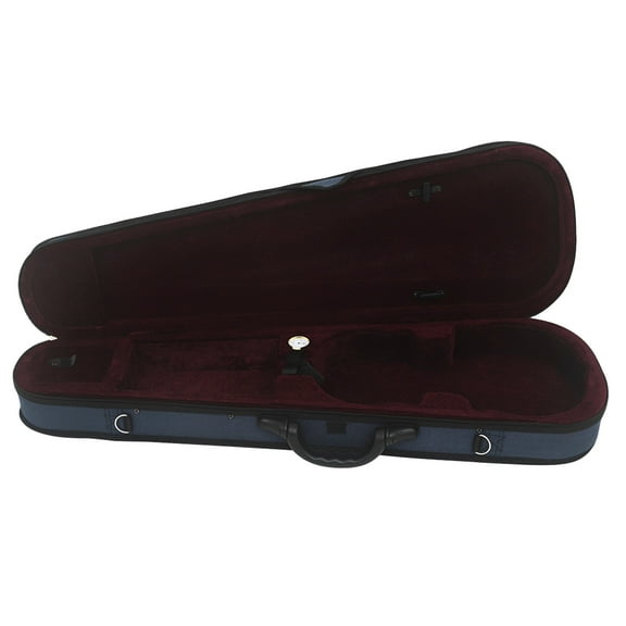 4/4 Full Size Violin Hard Case - Professional Triangular Shape Backpack with Combination Lock, Durable Carbon Fiber Violin Case for Protection & Travel